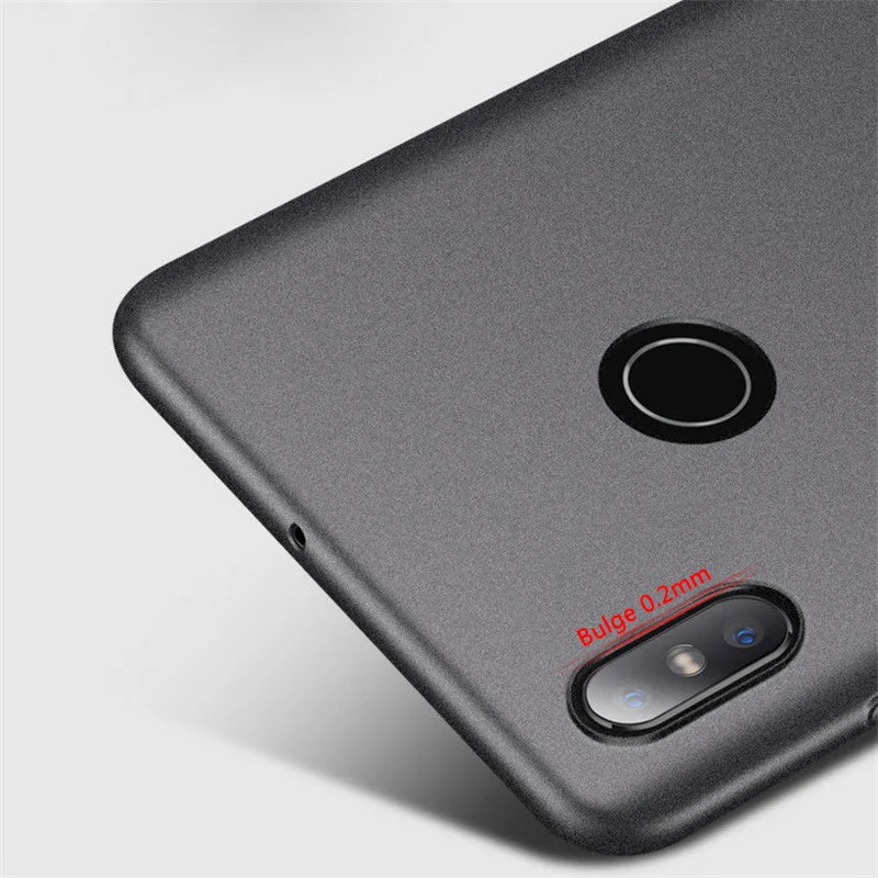 Роскошный тонкий чехол для телефона Xiaomi Redmi Note5 Pro 6 6A чехол s Жесткий PC пластик песчаник матовая задняя крышка для Redmi S2 Y2 6A 6 Pro
