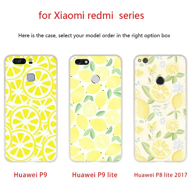 Мягкие силиконовые чехлы для Huawei P40 P30 P20 Pro P10 Lite E Plus P Smart Z 2020 2019 Летние фрукты лимон
