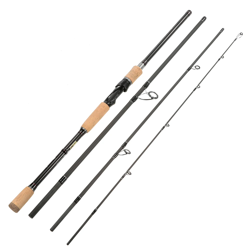 4 секции карбоновое волокно портативная спиннинговая Удочка 2 1 м/2 М удочка