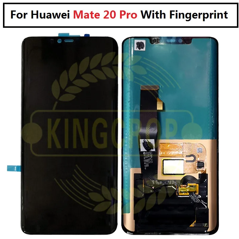 Huawei mate 20 Pro ЖК-дисплей с рамкой кодирующий преобразователь сенсорного экрана в сборе ремонт mate 20Pro huawei mate 20 lcd mate 20 Pro экран