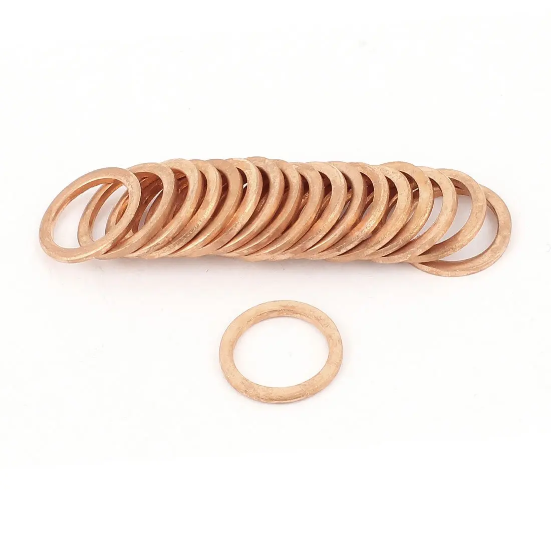 Hot sale20Pcs Copper Crush Washer Flat Ring Gasket Fitting 12mmx16mmx1.5mm | Обустройство дома
