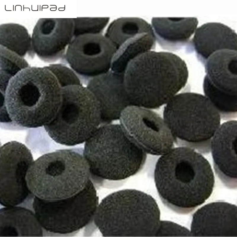 

Linhuipad 13-18mm Black Foam Earbud Covers Earphone Sponge Cushions 1000pcs/lot Free Shipping By Post