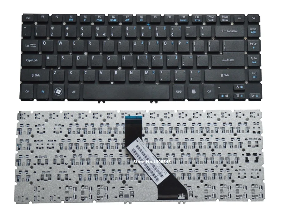 

SSEA New US Keyboard For Acer Aspire V5 V5-471 V5-431 V5-431G V5-431P V5-431PG V5-471G V5-471P laptop Keyboard no frame