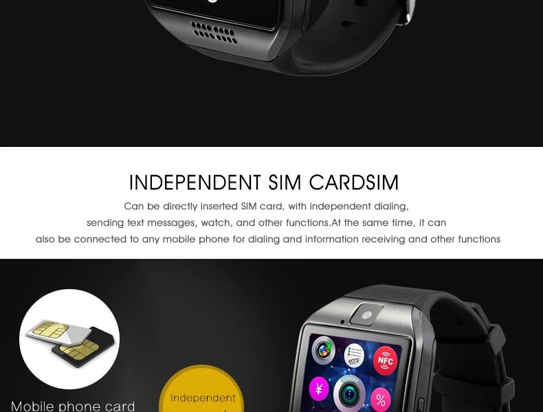 FREZEN Bluetooth Смарт-часы Q18 умные часы с камерой MP3 умные часы с поддержкой sim-карты TF для телефона Android PK DZ09 A1 GT08 U8
