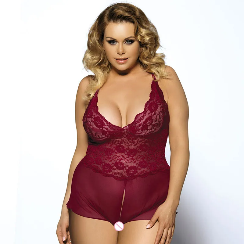 Xxxl 5xl плюс Размер Бандажное красное сексуальное женское белье Горячая женская
