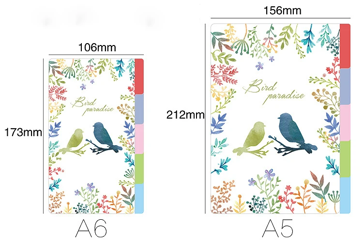 2 упаковки размер А5 верхняя сторона планировщика разделители для журналов