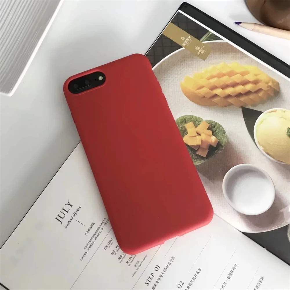 Мягкий силиконовый чехол из ТПУ в Корейском стиле для девочек iPhone 5 5S SE 6 S 7 8 Plus X 10