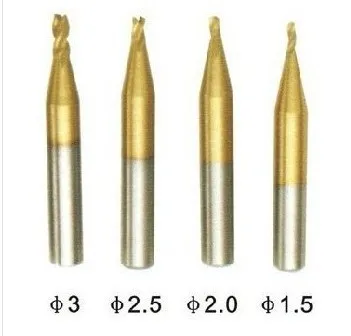 3 0mm HSS титаном Концевая фреза фрезерный резец ключа для Вертикальный Станок