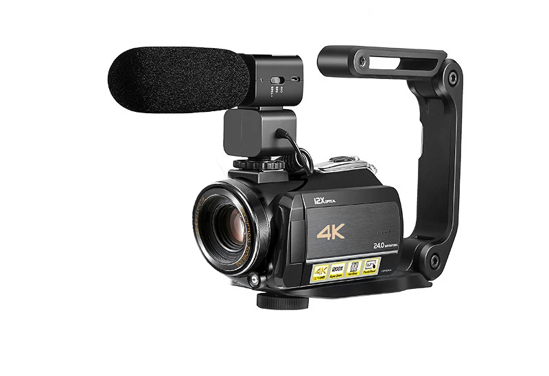 add 1 and 3 Winait UHD 4 к 3840*2160(24fps) дар Wi Fi Цифровая видеокамера с 3,0 ''с сенсорным экраном TFT и 12x оптический Цифровая видеокамера - Цвет: add 1 and 3