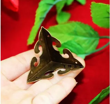 Угловые скобы для мебели 34 мм длина китайского античного медного угла деревянная