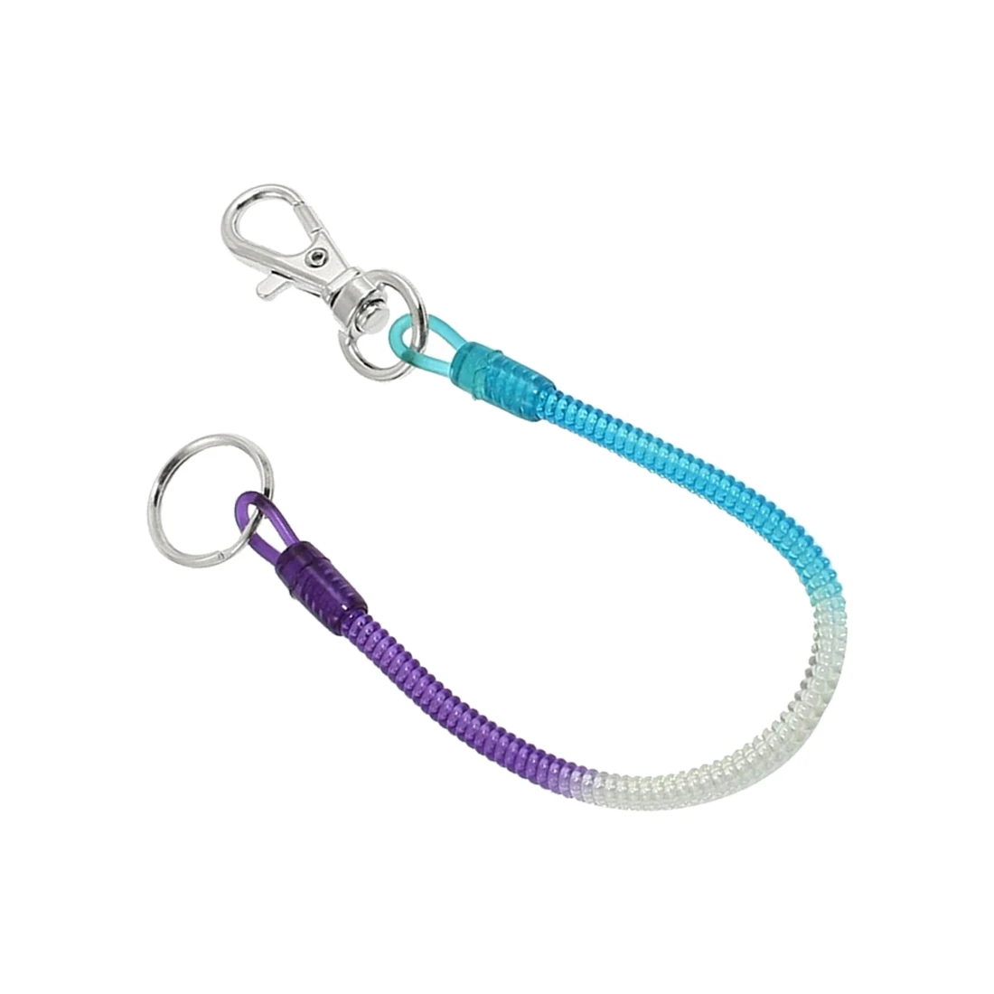 Многоцветная пружинная веревка шарнирная застежка-Омар брелок на ремешке |