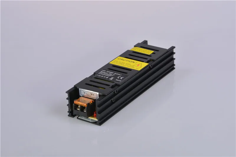SMPS светодио дный драйвер 12vdc 100 Вт 8a постоянной Напряжение коммутации Питание 220 В ac dc трансформатор для освещения черный Алюминий Indoor