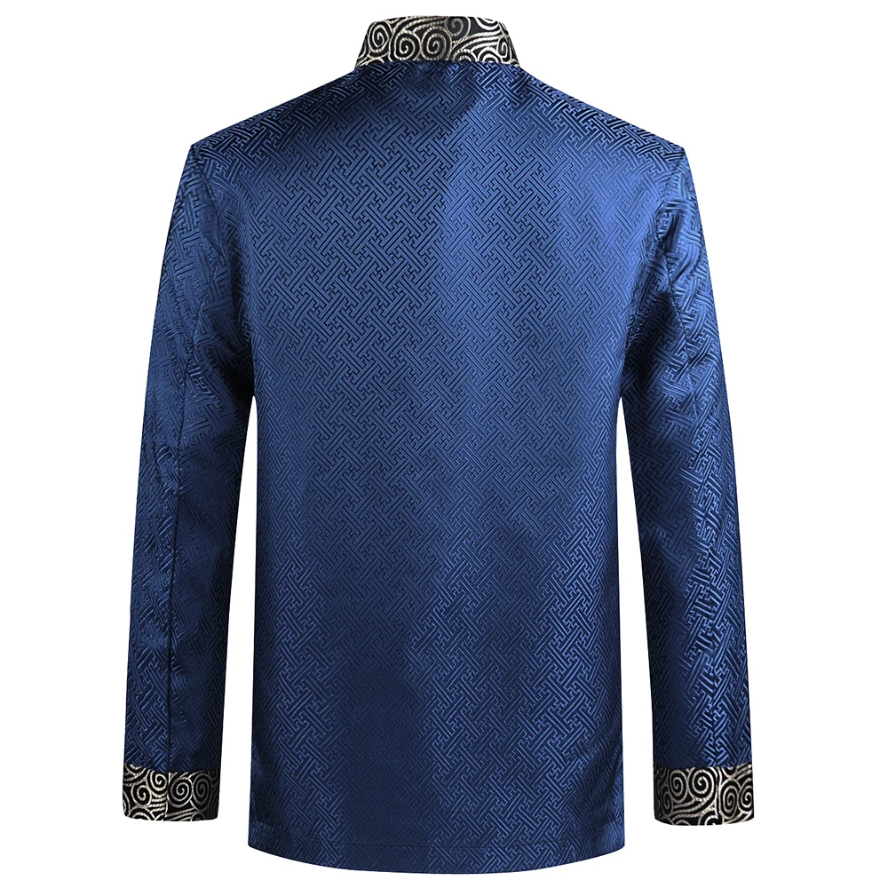 Мужская куртка с воротником стойкой Размеры M L XL XXL XXXL|chinese traditional men|brand jacketjacket brand |