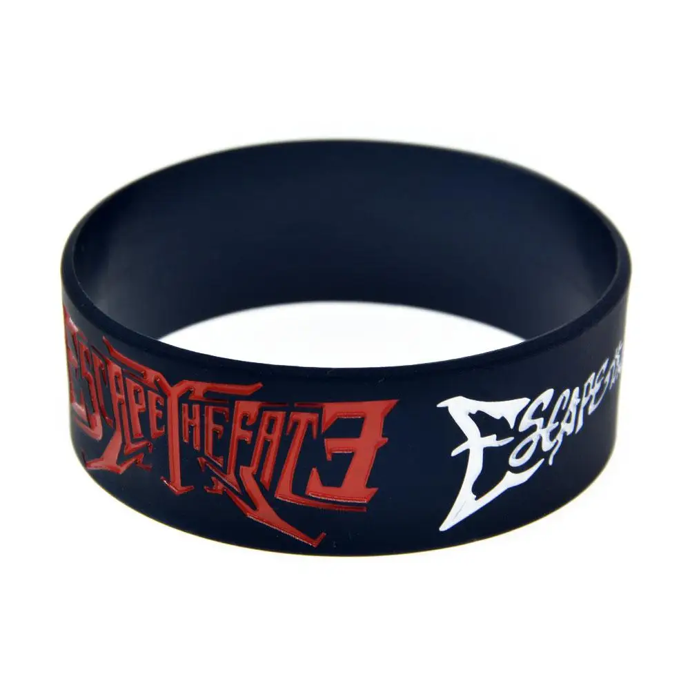 1 шт. избежать судьбы Wristband Силикона Один Дюйм Широкий музыка Gfit|Браслеты с