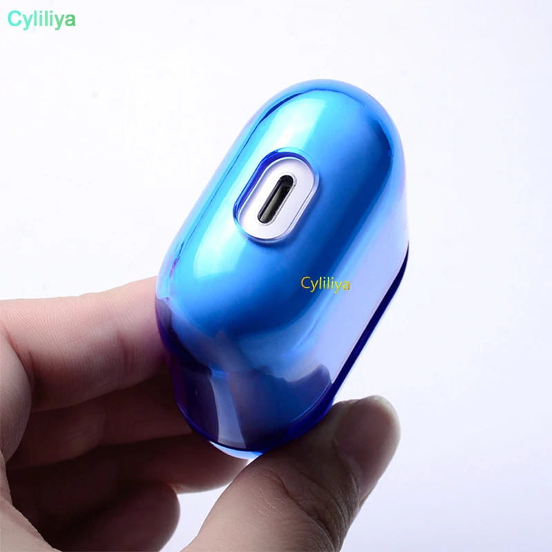 200pcsEarphone Защитный чехол противоударный прозрачный цветной Air Pods защитный Жесткий