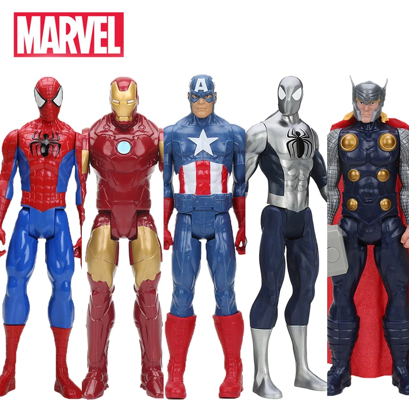 Игрушки Marvel The Avenger Endgame 30 см супер фигурка супергероя Тор Капитан танос Росомаха