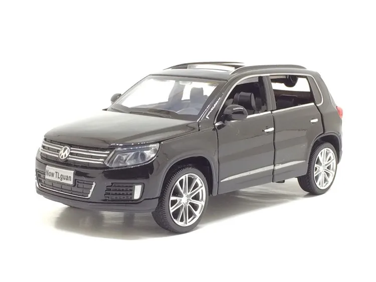 Горячая Распродажа 1/32 Tiguan литая под давлением металлическая модель автомобиля SUV из сплава для детей рождественские подарки коллекция игрушек