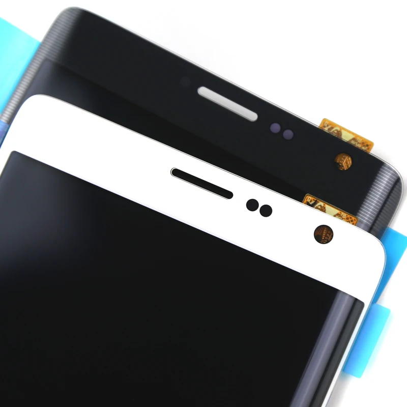 AMOLED Серый Белый сенсорный экран для Samsung Galaxy Note 4 Edge LCD дисплей N915 N9150 N915F Pantalla