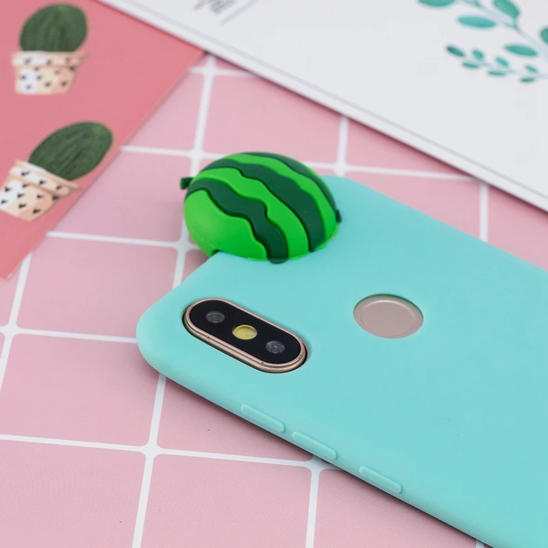 Принципиально Xiaomi Redmi Note 6 Pro Чехол 3D панда кактус силиконовый чехол для телефона на для Xiaomi Redmi Note 6 Pro Чехол Xiomi 32 64 ГБ