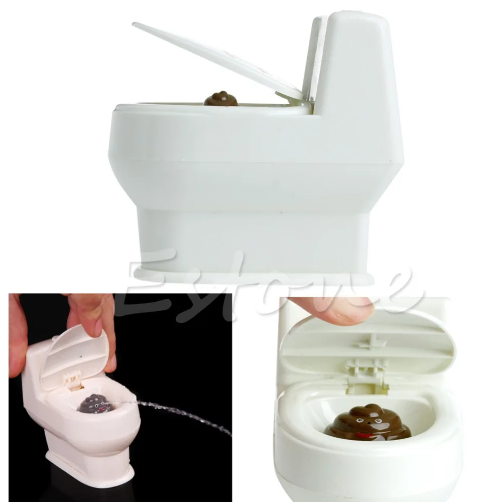 Мини унитаз интересная забавная сверхнатуральная водяная пушка игрушка для