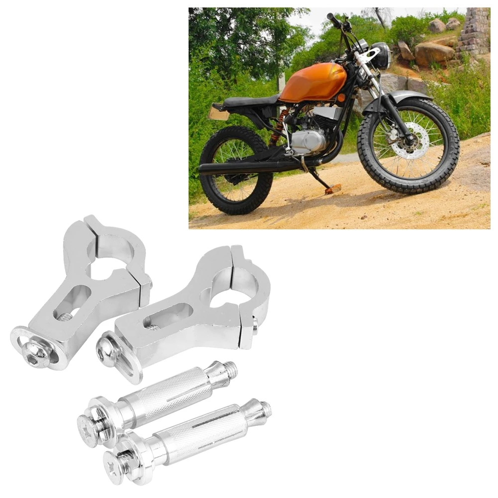 

Universal 4pcs/Set Clamp Mounting Parts Kit 22mm Motorcycle Hand Guard Handguards Fat Clamp Mounting Kit Motorbike Component
