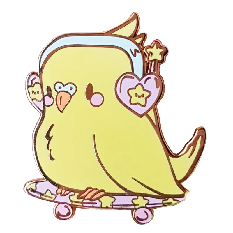 Жесткий эмалевый штифт Birb | Украшения и аксессуары