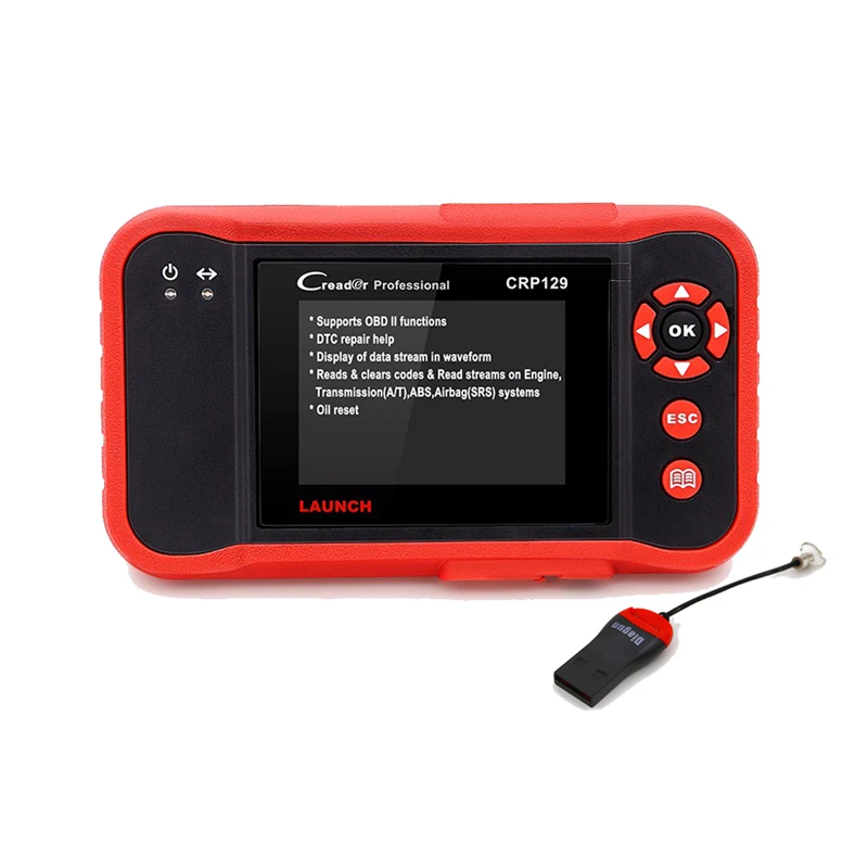 Автомобильный сканер для считывания кода launch X431 Creader CRP129 OBDII/EOBD код ридер