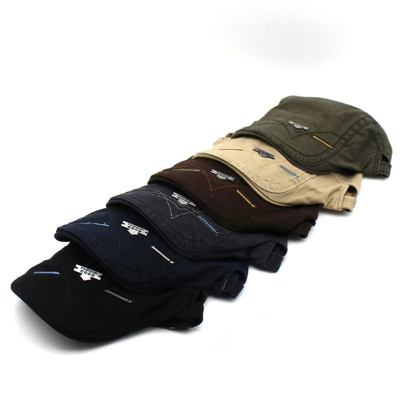 Minhui 2017 новинка модные береты головные уборы для мужчин регулируемые плоская