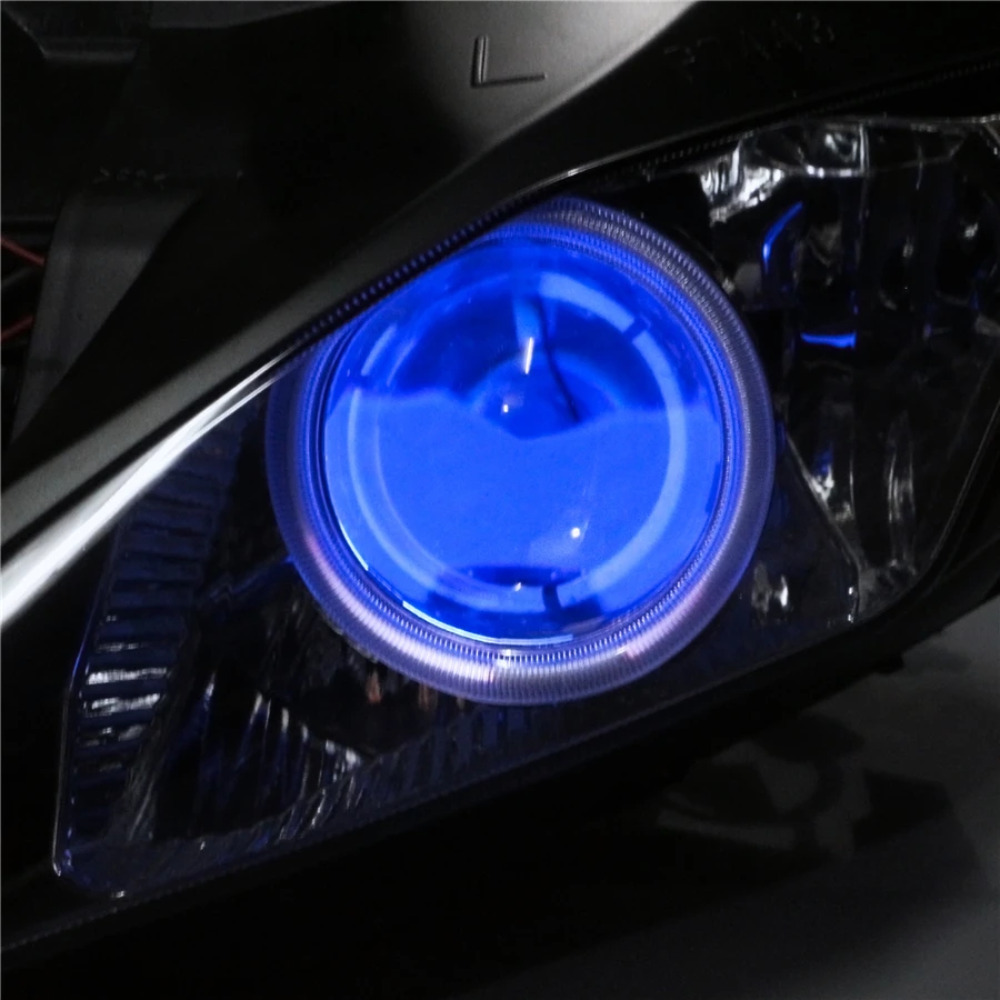 Налобный фонарь с ангельскими глазами спрятанная фара проектором project f для Yamaha