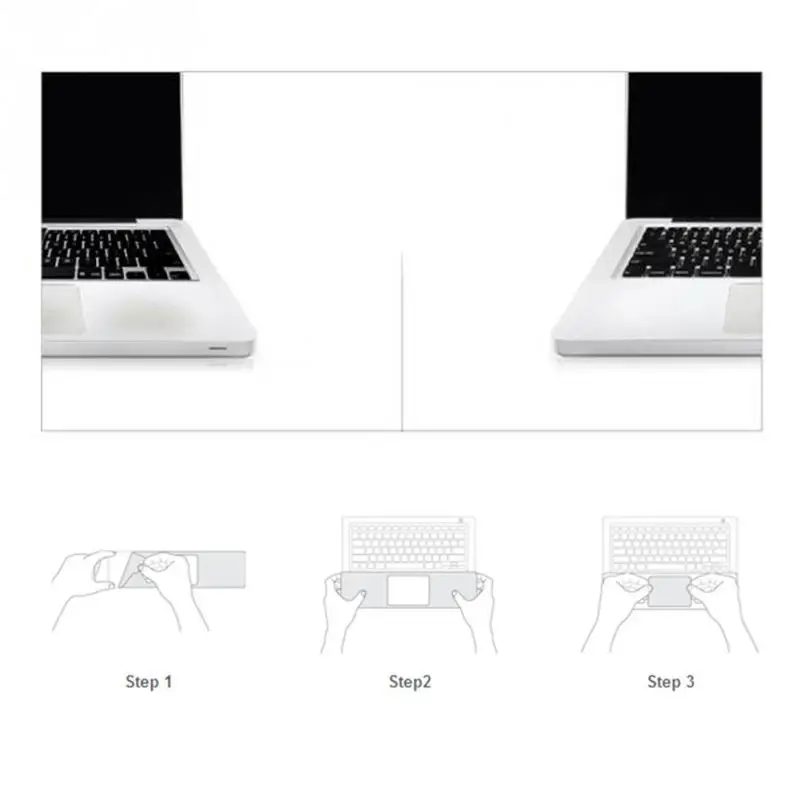 ПВХ Клавиатура Тачпад прозрачная пленка Стикеры для Apple Mac Macbook Air 11 12 Pro retina 13 15 дюймов протектор#822