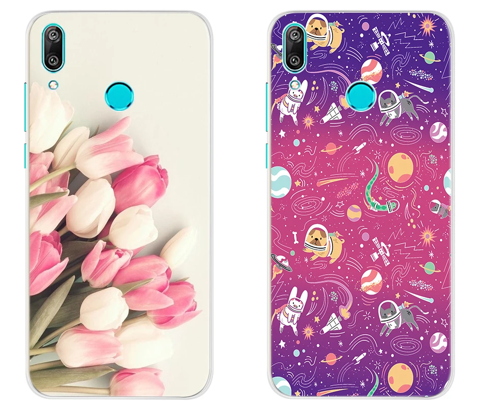 Силиконовый чехол для телефона из ТПУ для huawei Y7 Prime, мягкий чехол из ТПУ для huawei Y7, чехол для huawei Y 7 Y7 Prime