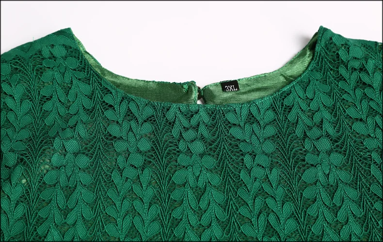 Элегантное женское мусульманское платье Осеннее кружевное вязаное крючком с