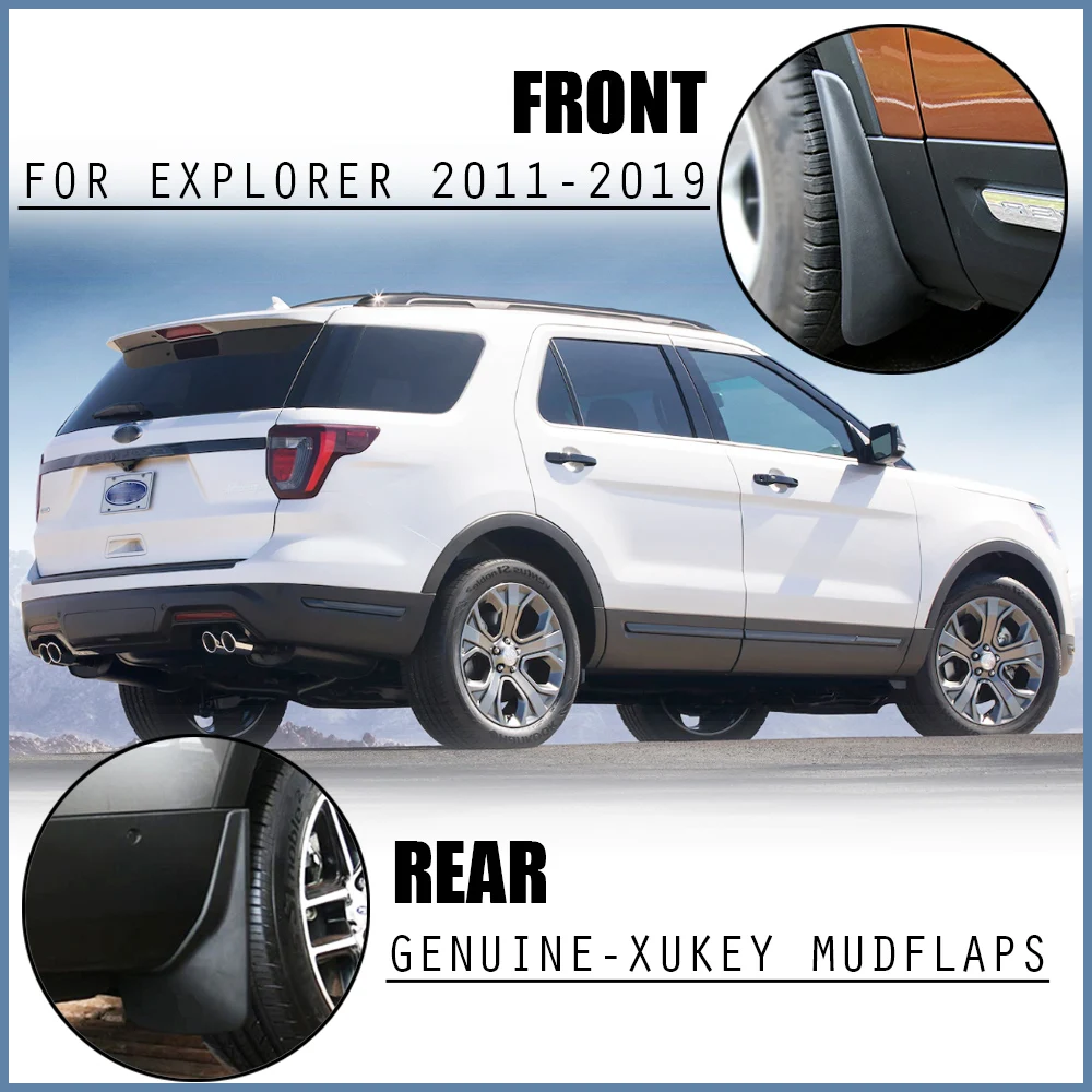 Литые Автомобильные Брызговики OE для Ford Explorer 2011 2019 брызговики щитки Стайлинг