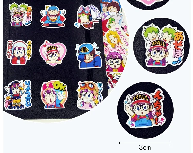 40 шт./пакет Arale мультфильм Стиль альбом скрапбукинга водонепроницаемые декоративные наклейки DIY ручной работы подарок Скрапбукинг стикер