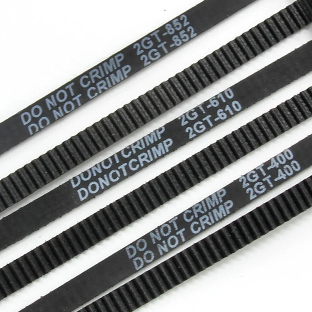 GT2 Closed Loop Timing Belt Rubber 2GT 6mm 3D Printers Parts 110 112 122 158 200 280 300 400 610 852 mm Synchronous Belts Part images - 6