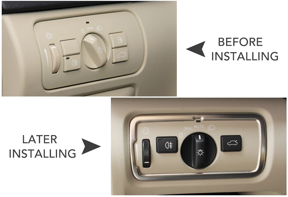 Автостайлинг AndyGo рамка для налобных фар декоративная накладка из нержавеющей