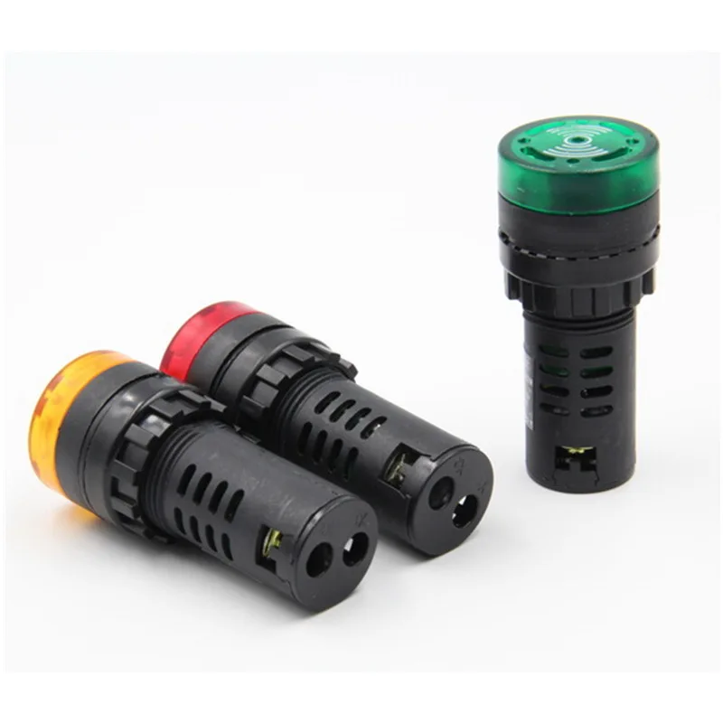AD16-22sm индикатор зуммера световая сигнальная лампа вспышка зуммер 12 V 24 V 220 V 380 V