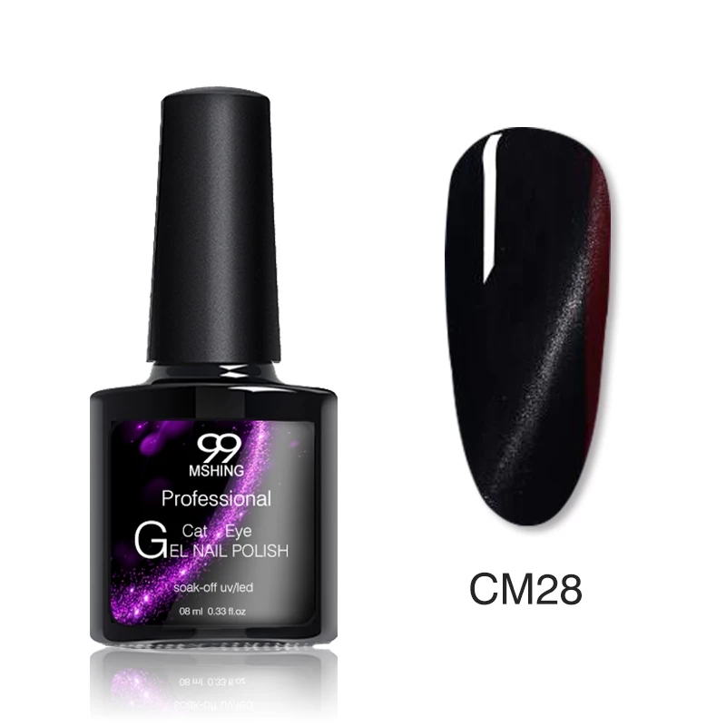 CM28 Mshing99 3D кошачий глаз Гель-лак для ногтей vernis Полупостоянный УФ-лак для маникюрный гель для ногтей праймер верхнее покрытие Гель-лак - Цвет: CM28