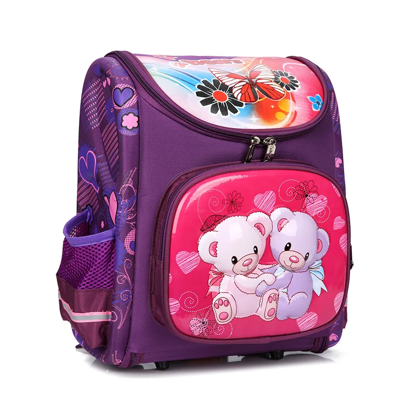 Детский школьный рюкзак для девочек и мальчиков с ортопедической сумкой для начальной школы и рисунком.