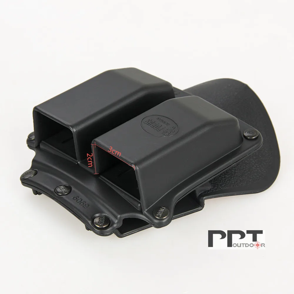 Тактическая Сумка для пистолета PPT M92/G17 двойная сумка журналов Охотничья кобура