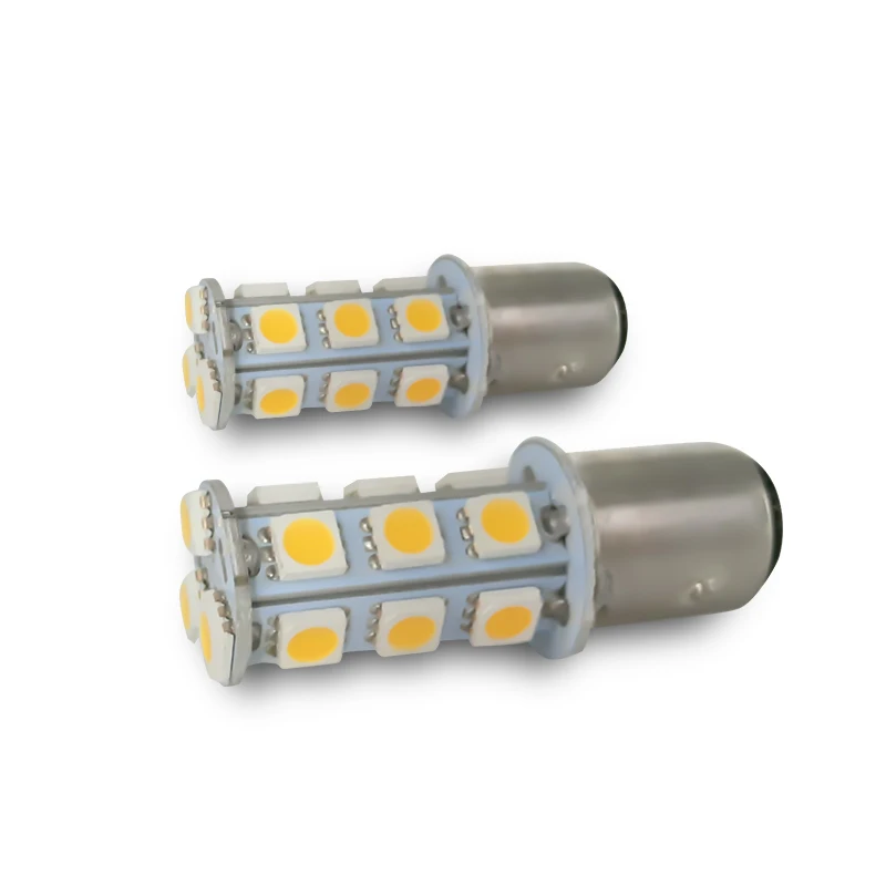 2 шт. S25 1157 BAY15D 18 светодиодный 5050 SMD P21/5 Вт 2057 7528 для хвостовой части автомобиля