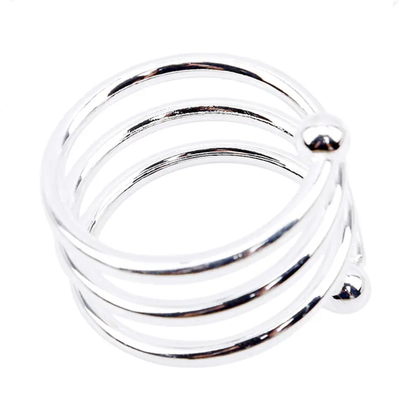 Горячая Распродажа новинка кольца для салфеток из металлического сплава