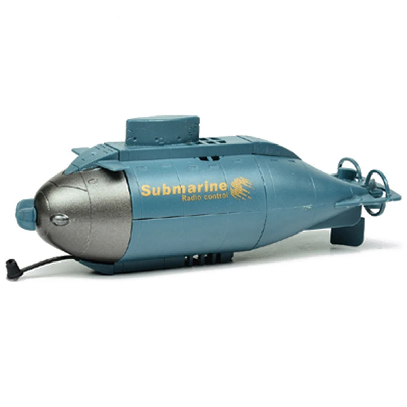 Blue Дизайн RC мини-модели подводных лодок до 4M под водой Детские Обучающие Инструменты подарки на день рождения игрушки на дистанционном управлении для детей - Цвет: Blue