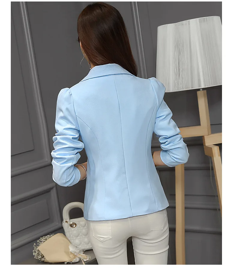 New Autumn Korean blazer Ladies Small suit coat Short paragraph Women office clothing ladies jackets and blazers slim Tops 1209 | Женская