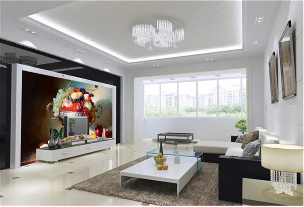 Потолочные 3D-обои/Фотообои на заказ настенная бумага/Фруктовая чаша с рисунками