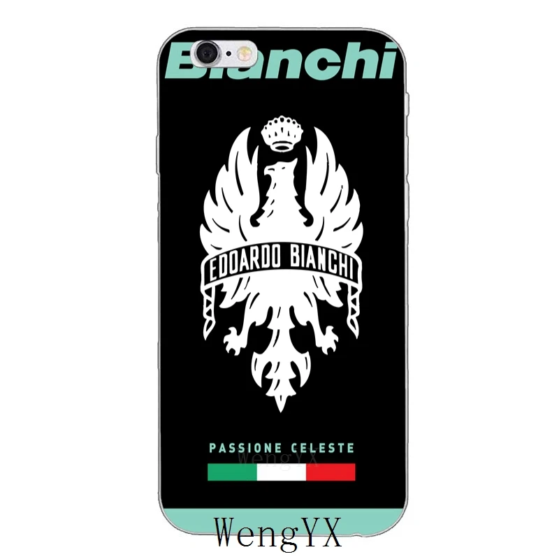 Bianchi велосипед логотип тонкий силиконовый мягкий чехол для телефона для Apple iPhone 4 4S 5 5S 5c SE 6 6s 7 8 plus X XR XS Max - Цвет: bianchi-bike-A-08