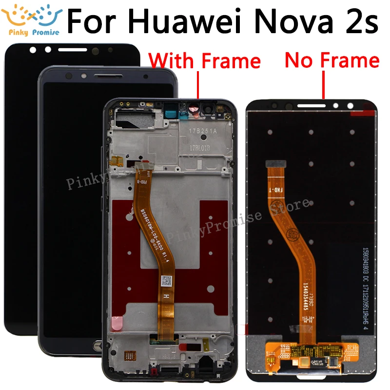 Для Huawei nova 2s ЖК + рамка дисплей сенсорный экран дигитайзер в сборе Nova HWI AL00 Замена