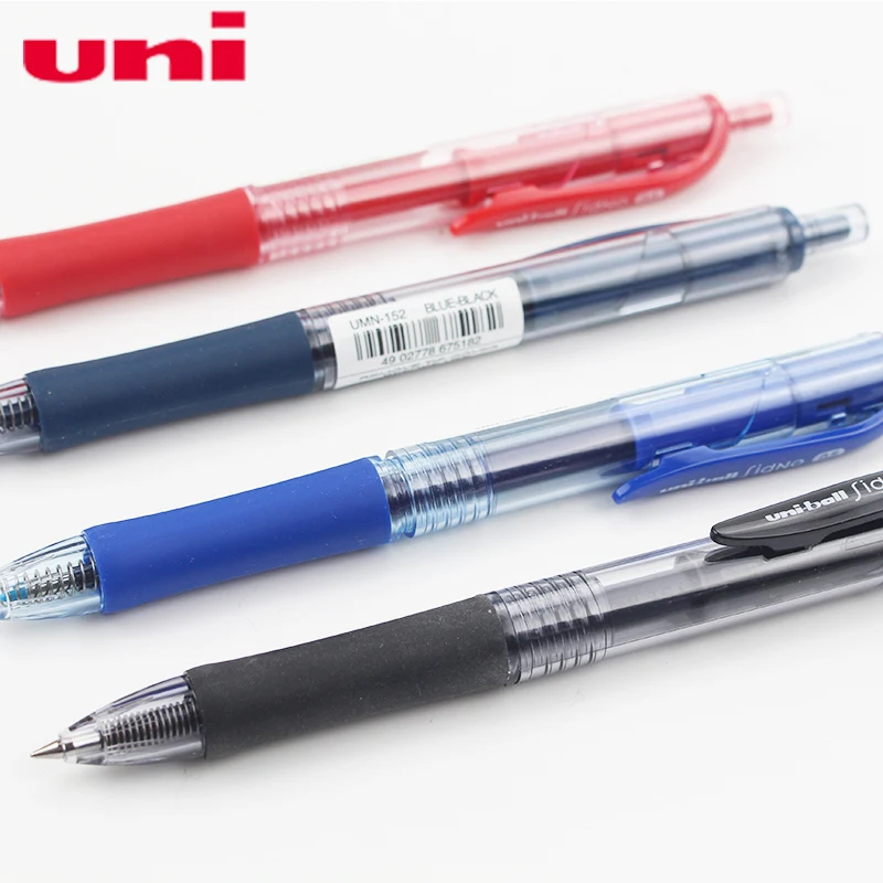 0,5 мм 6 шт/уп Mitsubishi Uniball UMN-152 Signo гелевая ручка черный/синий/красный/синий черный легко удерживающие принадлежности для письма