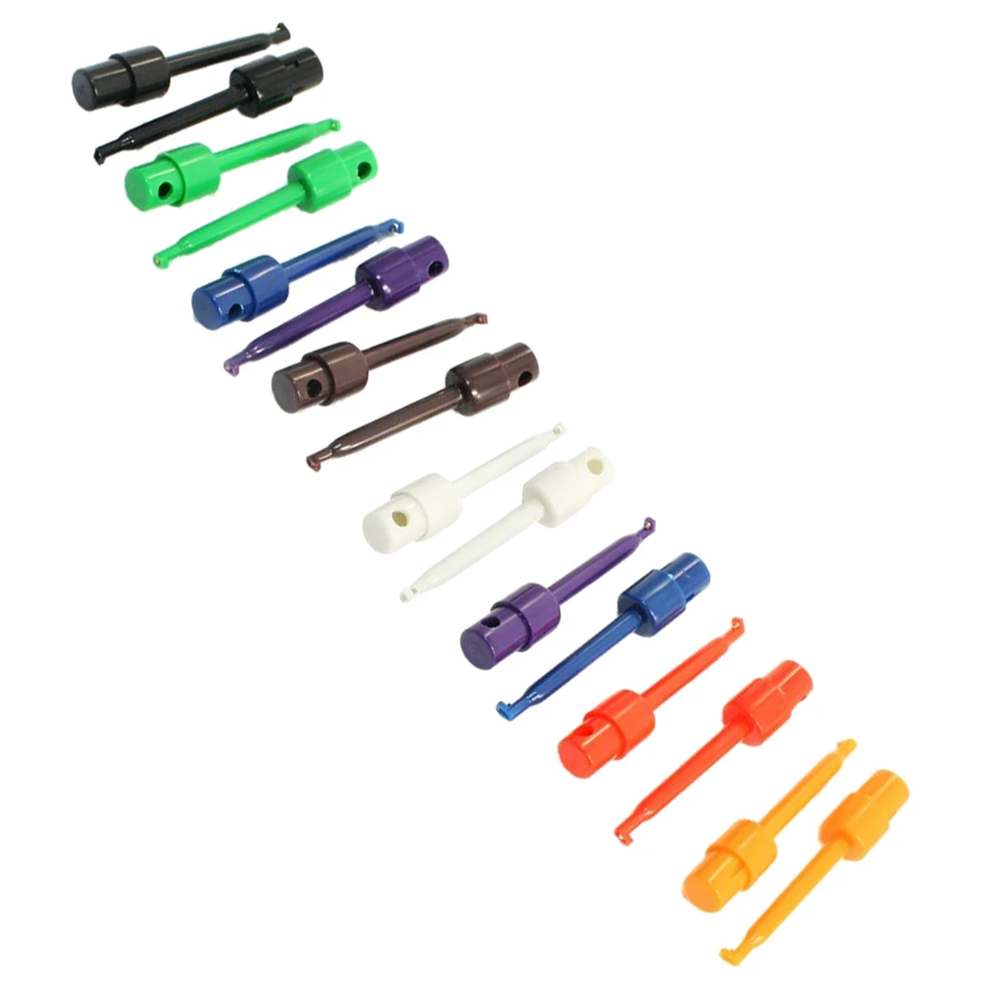 Промо-акция! Мультиметр Часть Красочные электрические испытания крюк зажим