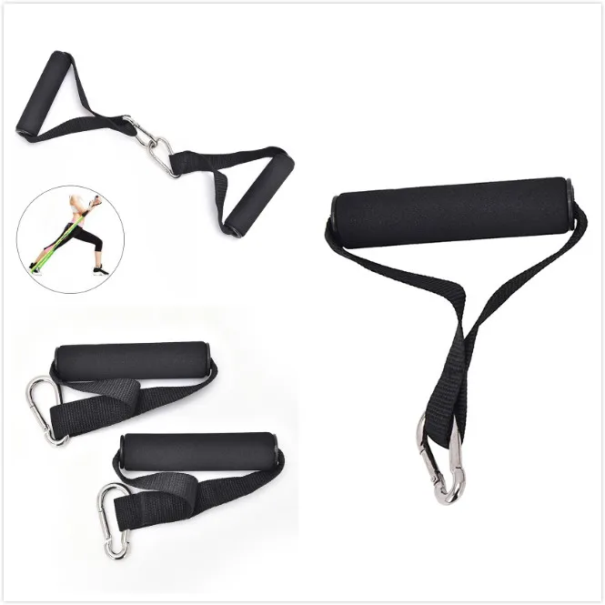 2 шт. фитнес-резистор трубки ручки натуральные Латексная лента аксессуары для